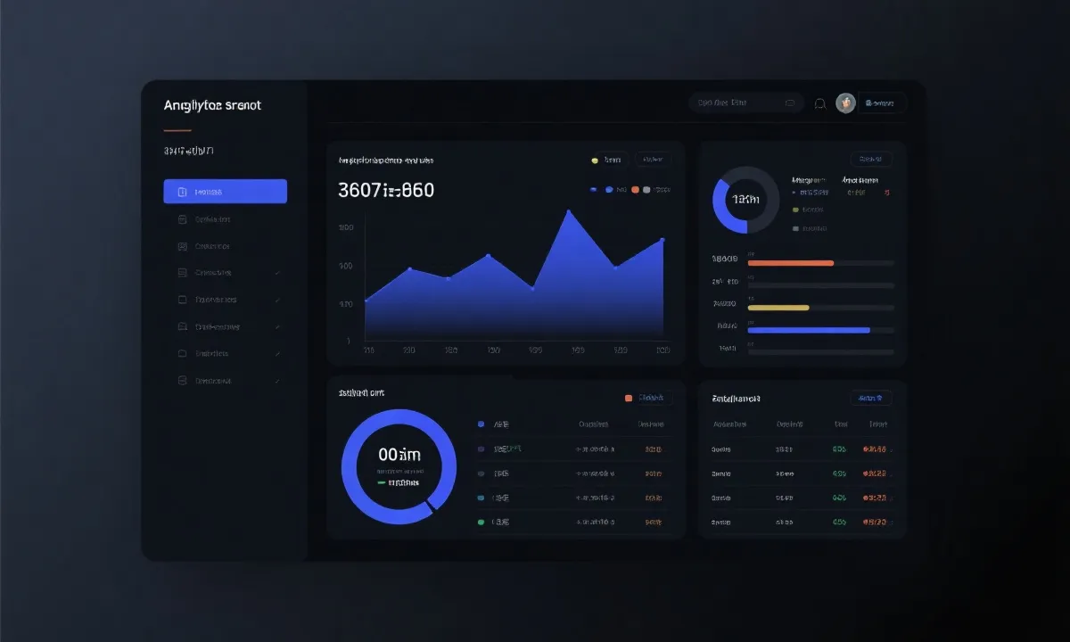 数据看板与对照示意